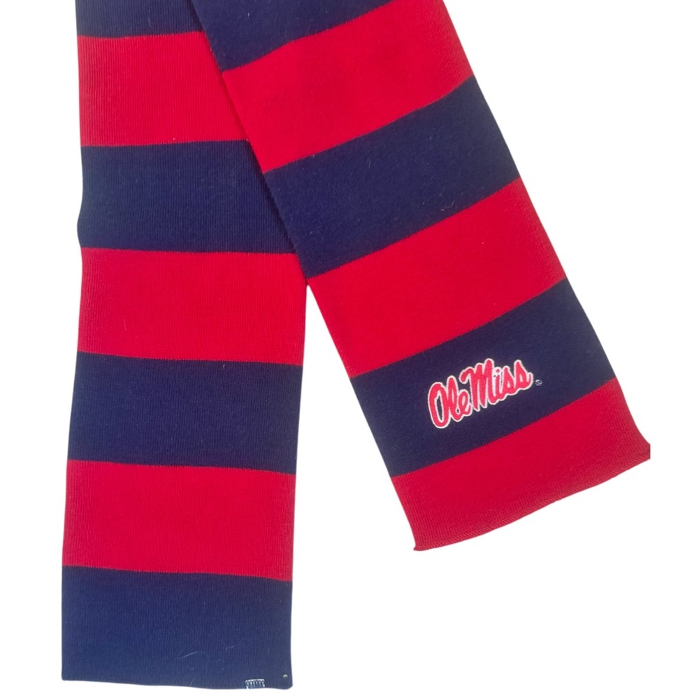 OLE MISS Rebel Rugby knit scarf women’s accessory s, m, large
